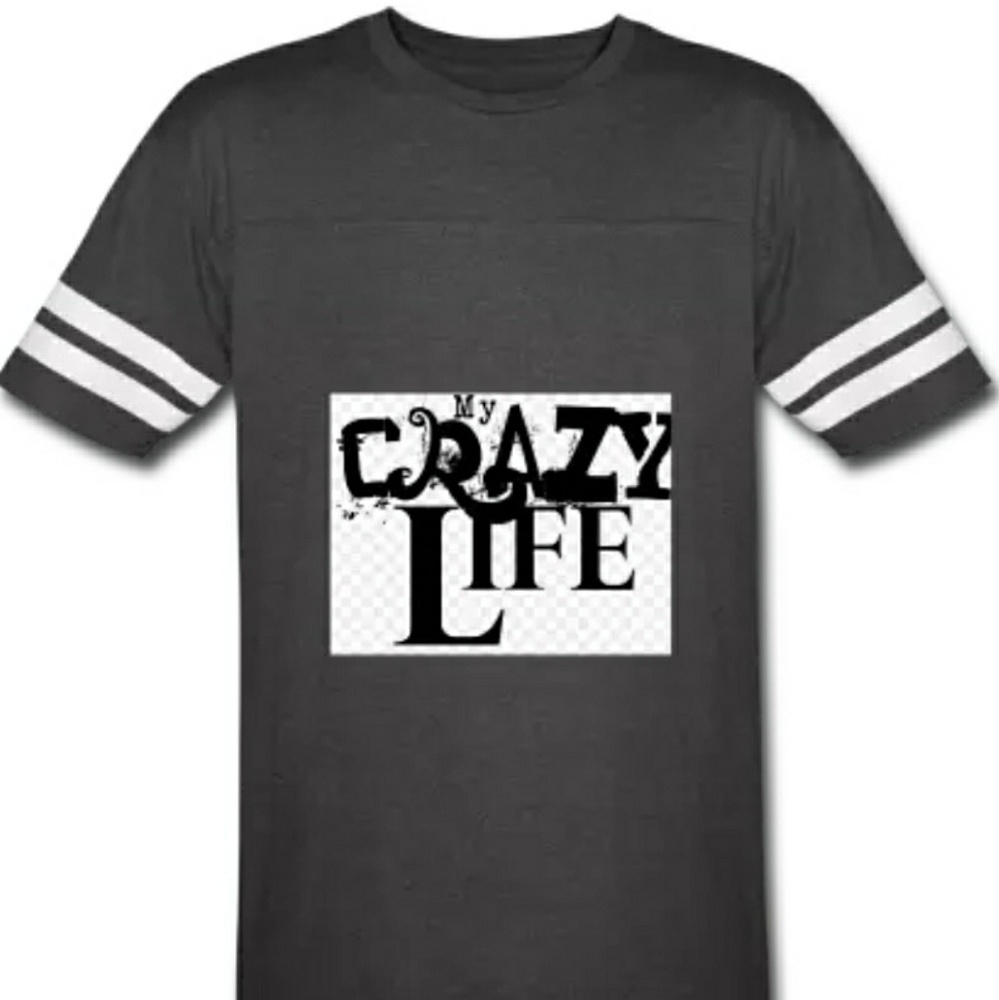 Crazy Life Vintage Mens Tshirt - Picture 2 of 3